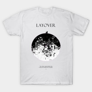 V Layover Moon Dark T-Shirt